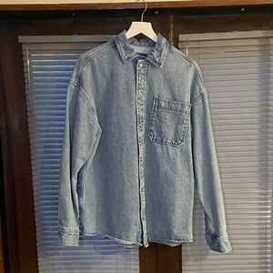 Jack & Jones Light Blue Denim Shirt Jacket